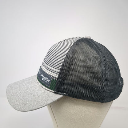 Summit Trucker Hat Gray One Size Schneider Electric Life Is On Snapback Mesh
