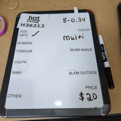 Boy Mom Strapback Trucker Hat Multicolor OS Adjustable Mesh Back Distressed