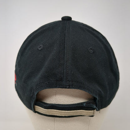 World Pac WBR Strapback Hat Black One Size Adjustable Embroidered Port Authority