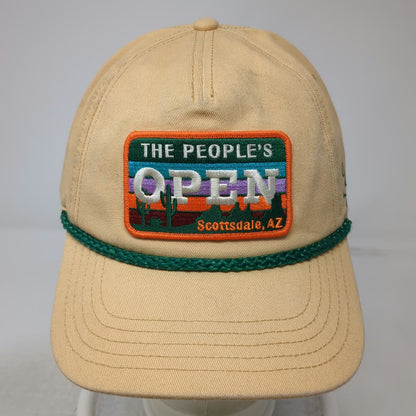 Barstool Sports 5 Panel Orange OSFM Hat Rope Patch Phoenix Open Scottsdale AZ
