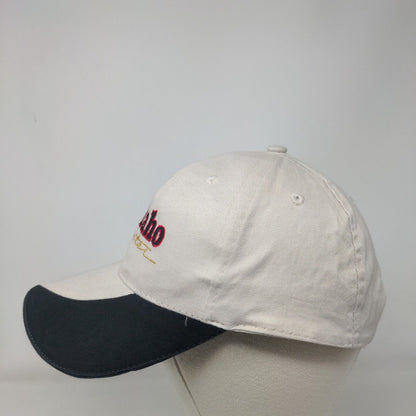 Idaho Center Strapback Hat Tan OS Adjustable Embroidered 6 Panel Apollo USA