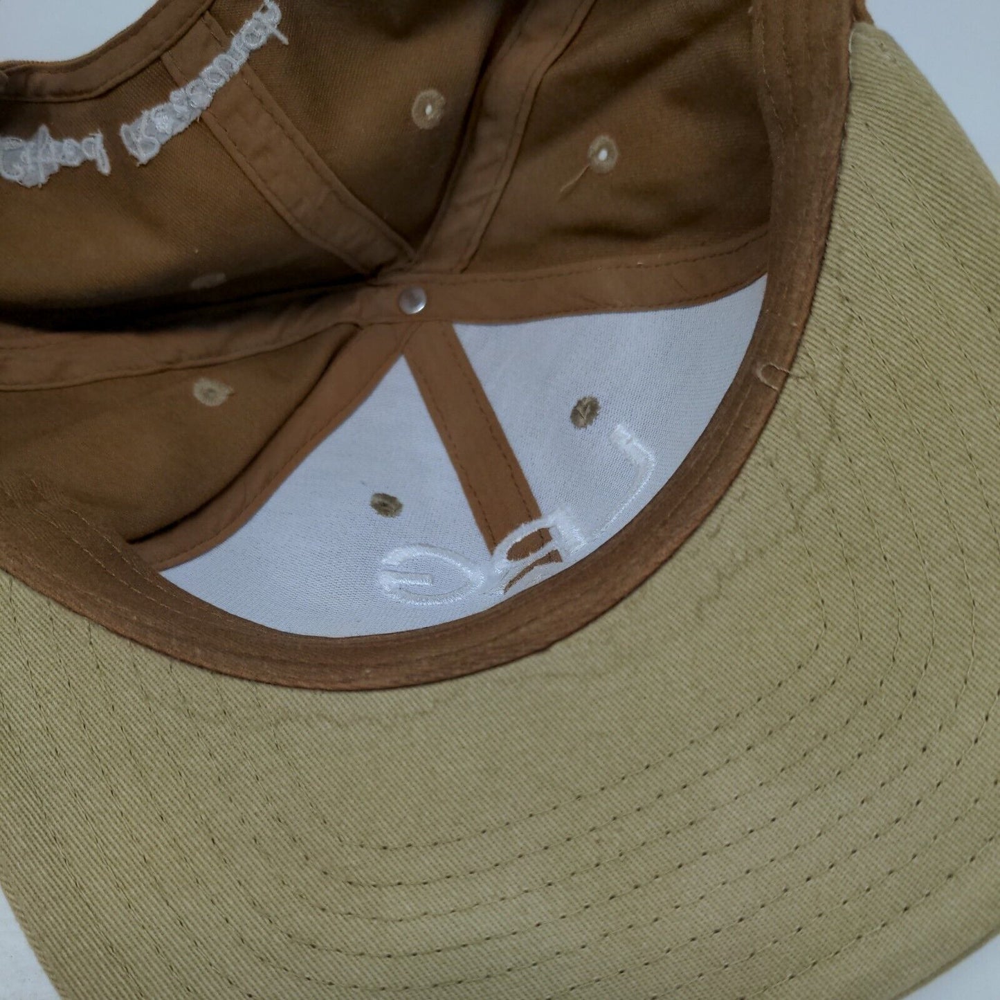 LRG Lifted Research Group Snapback Hat Brown OSFM Embroidered
