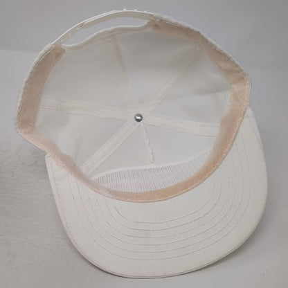 White Trucker Georgia-Pacific Winners Circle Snapback Hat OS Racing Vintage