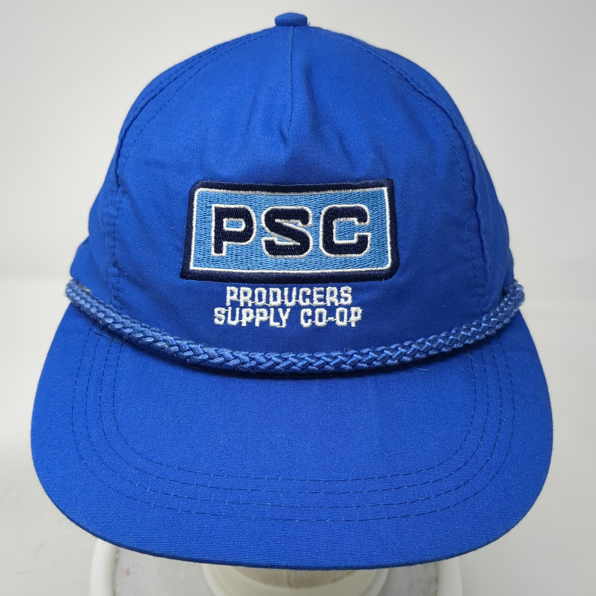 Sportcap 5 Panel Blue One Size Producers Supply Co-Op Rope Front Hat