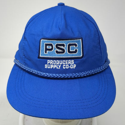 Sportcap 5 Panel Blue One Size Producers Supply Co-Op Rope Front Hat