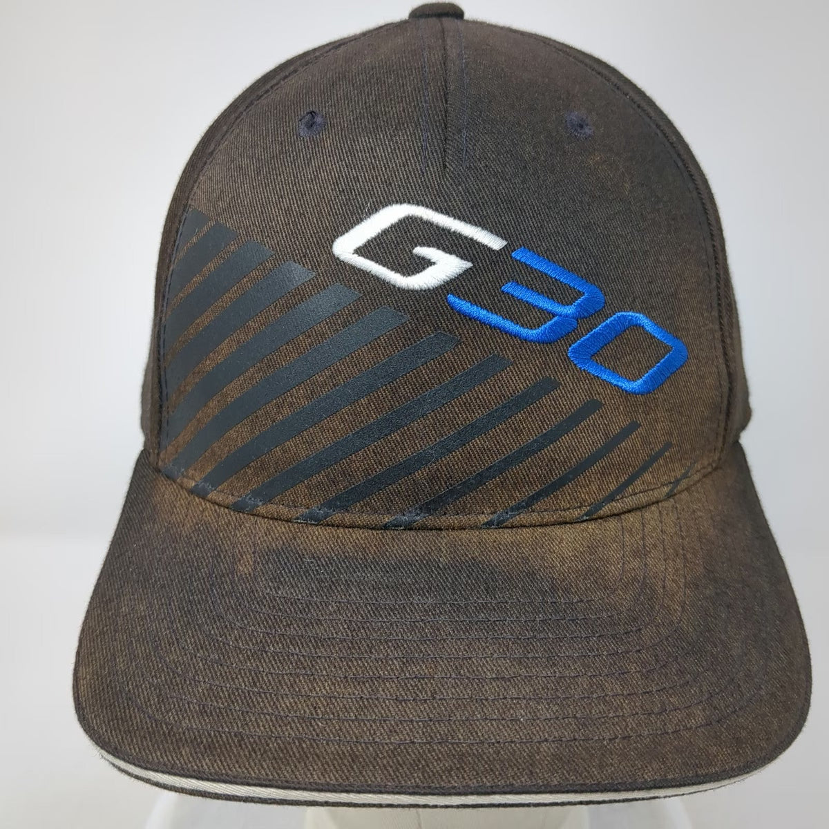 Ping 5 Panel Black Blue White One Size G30 Snapback Hat Golf Flexfit Adjustable