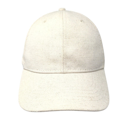 Unbranded Slideback Hat Tan OSFM Adjustable Vented Holes 6 Panel Blank
