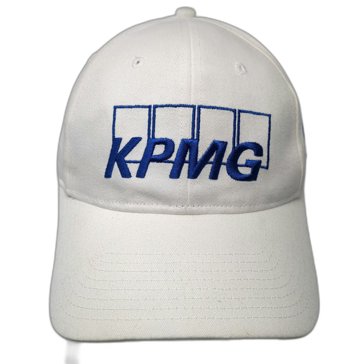 KPMG White One Size Baseball Cap New York Family Day Side Patch Strapback Hat
