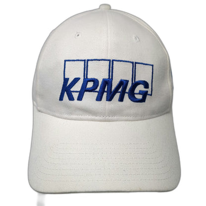 KPMG White One Size Baseball Cap New York Family Day Side Patch Strapback Hat