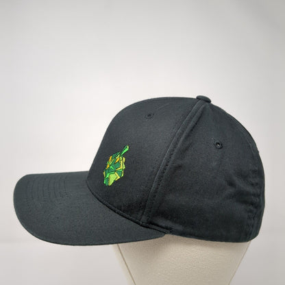 Edge Brewing Boise ID Fitted Hat Black S/M Embroidered Flexfit Yupoong