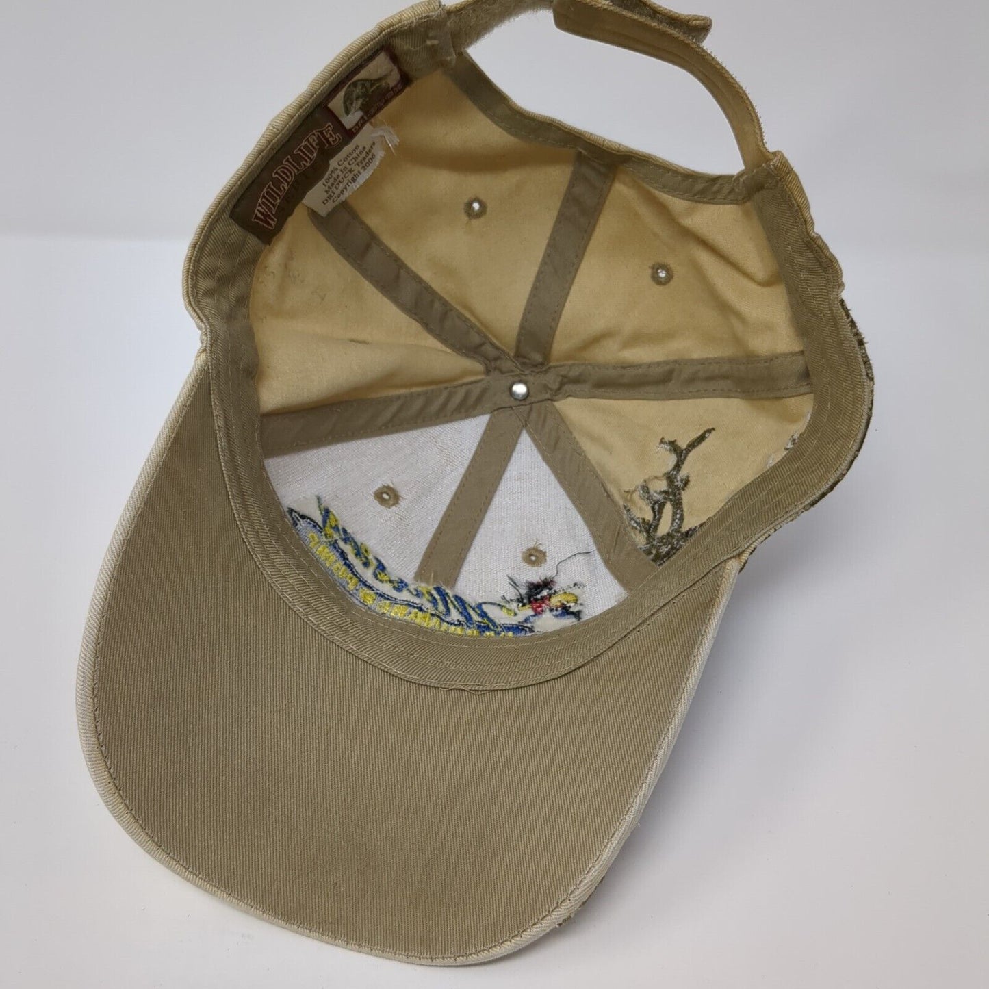 Marsing Hardware & Pump Strapback Hat Tan One Size Embroidered Dri Duck