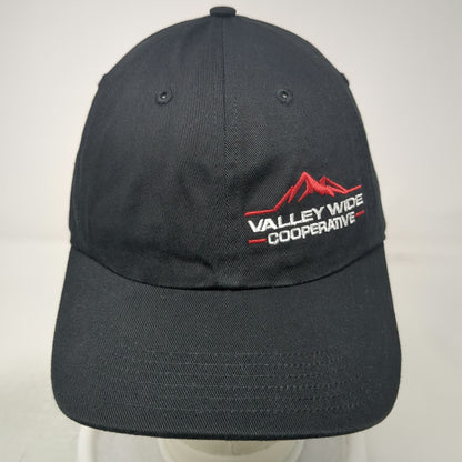 Richardson Snapback Black One Size Valley Wide Cooperative Hat Cotton Adjustable