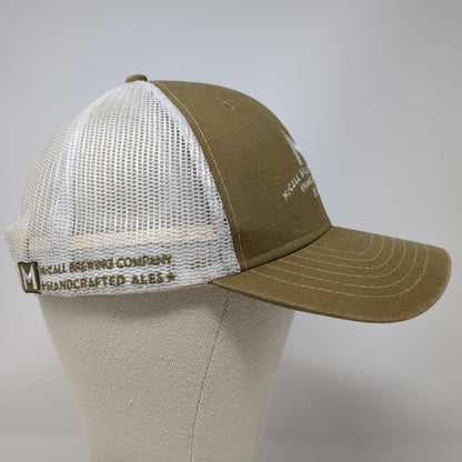 Brewery Branding Co Trucker Hat Brown One Size Mesh Back Snapback McCall Brewing