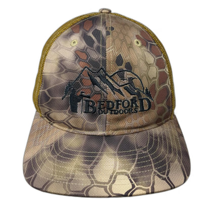 Richardson Trucker Hat Brown Camo One Size Mesh Back Snapback Bedford Outdoors
