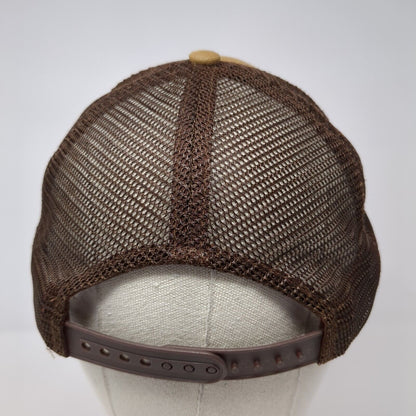 Idaho Snapback Trucker Hat Brown OS Adjustable Mesh Back Arcadian Outfitters