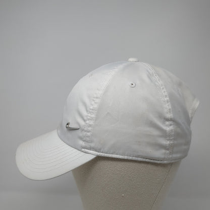 Nike Slideback Hat White One Size Adjustable Heritage86 Vented Holes Polyester