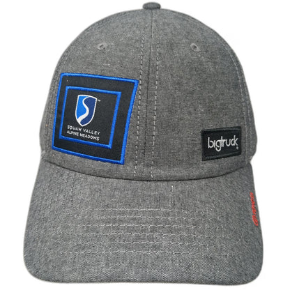 Bigtruck Snapback Gray One Size Squaw Valley Alpine Meadows Toyota Patch Hat