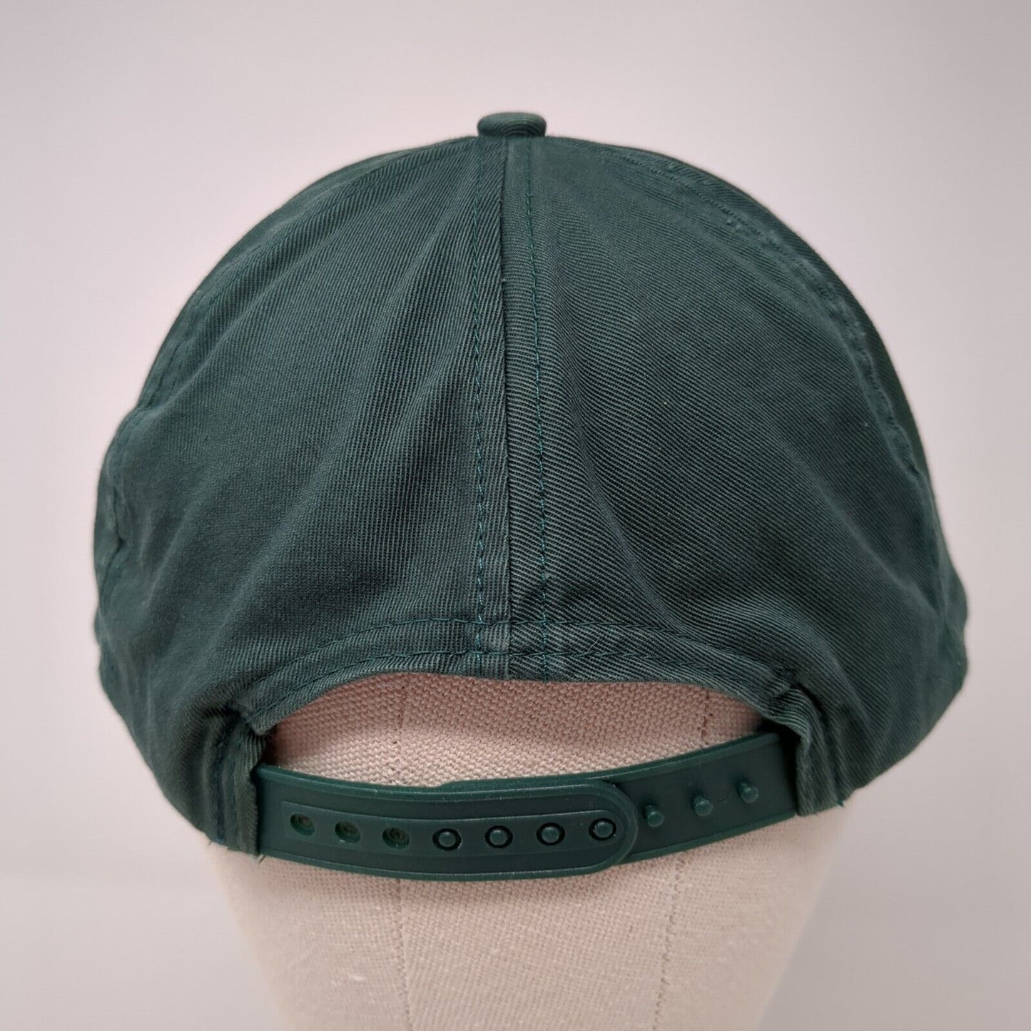 Canada Snapback Hat Green One Size Adjustable Embroidered Patriotic 6 Panel