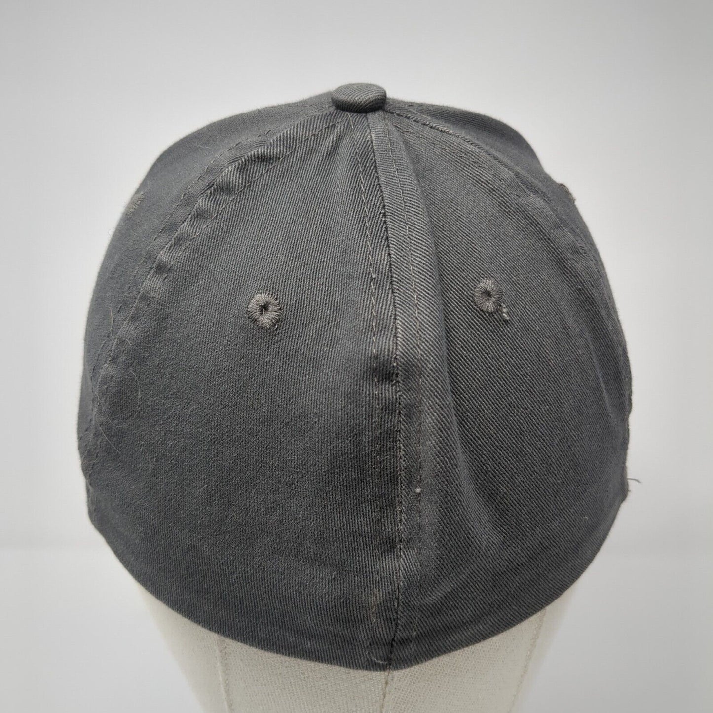 Matco Tools Fitted Hat Gray One Size Embroidered Solid 6 Panel Stretch