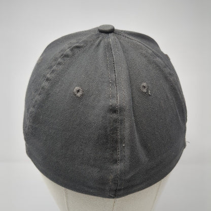 Matco Tools Fitted Hat Gray One Size Embroidered Solid 6 Panel Stretch