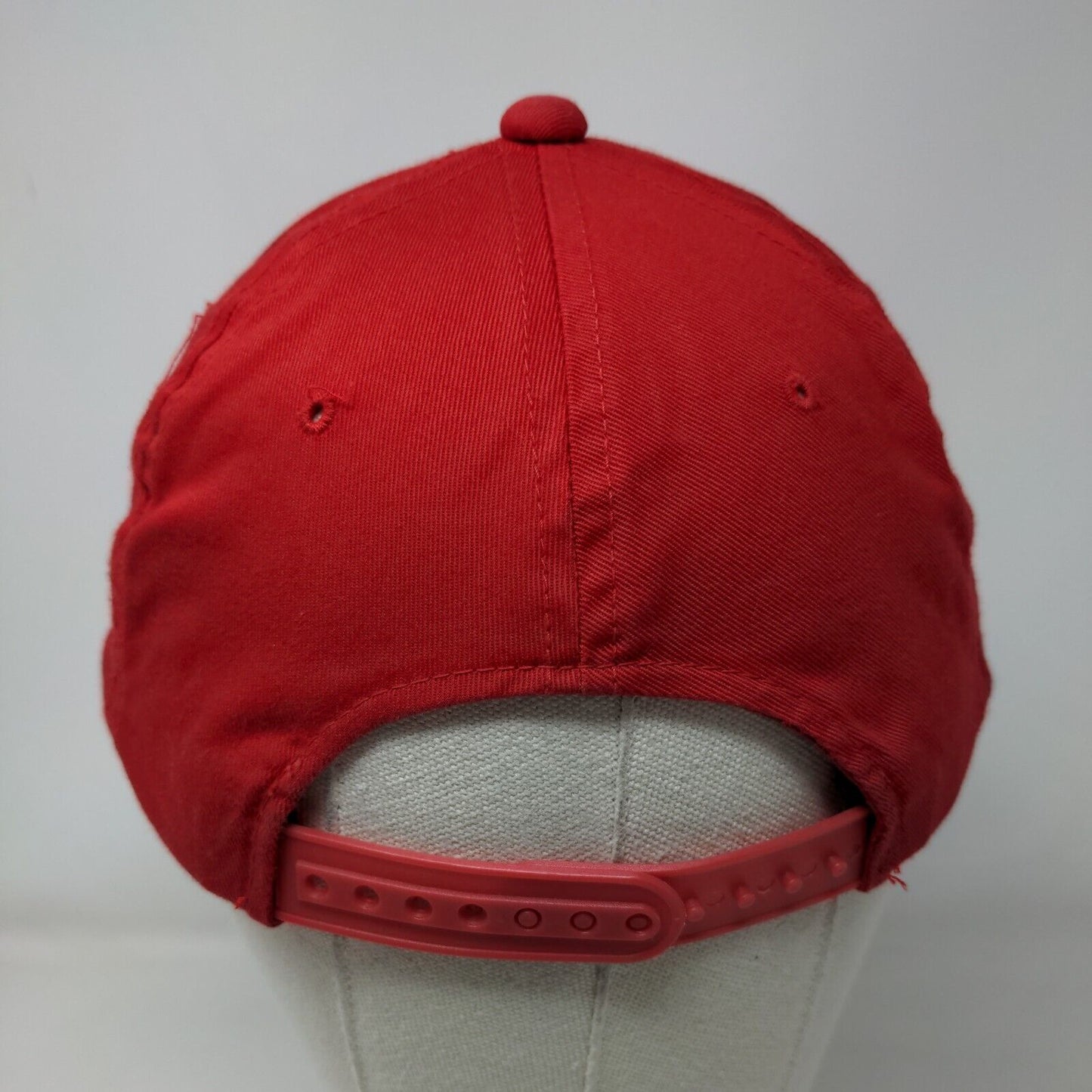 Worlds Greatest Papa Under This Cap Snapback Hat Red One Size Embroidered