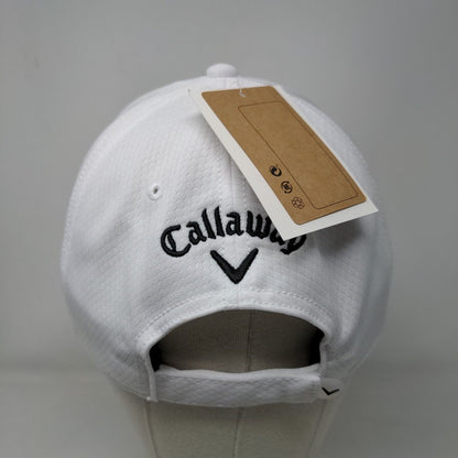Amerisource Bergen MWI Animal Health Strapback Hat White OS W/Tags Callaway