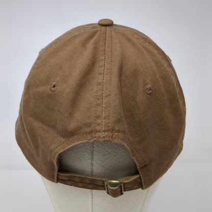 Idaho Adventures Raft Slideback Hat Brown OSFA Adjustable Embroidered