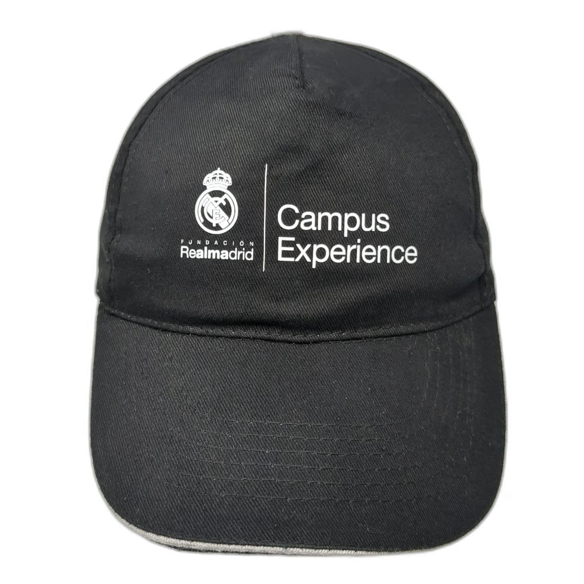 Mkt Real Madrid Soccer 5 Panel Black Hat One Size OS Campus Experience Strapback