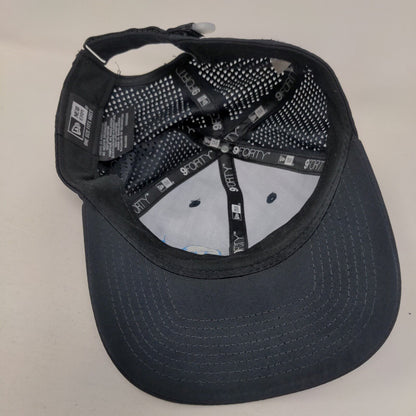 Trinity Solar Strapback Hat Blue OSFM Embroidered Laser Cut New Era