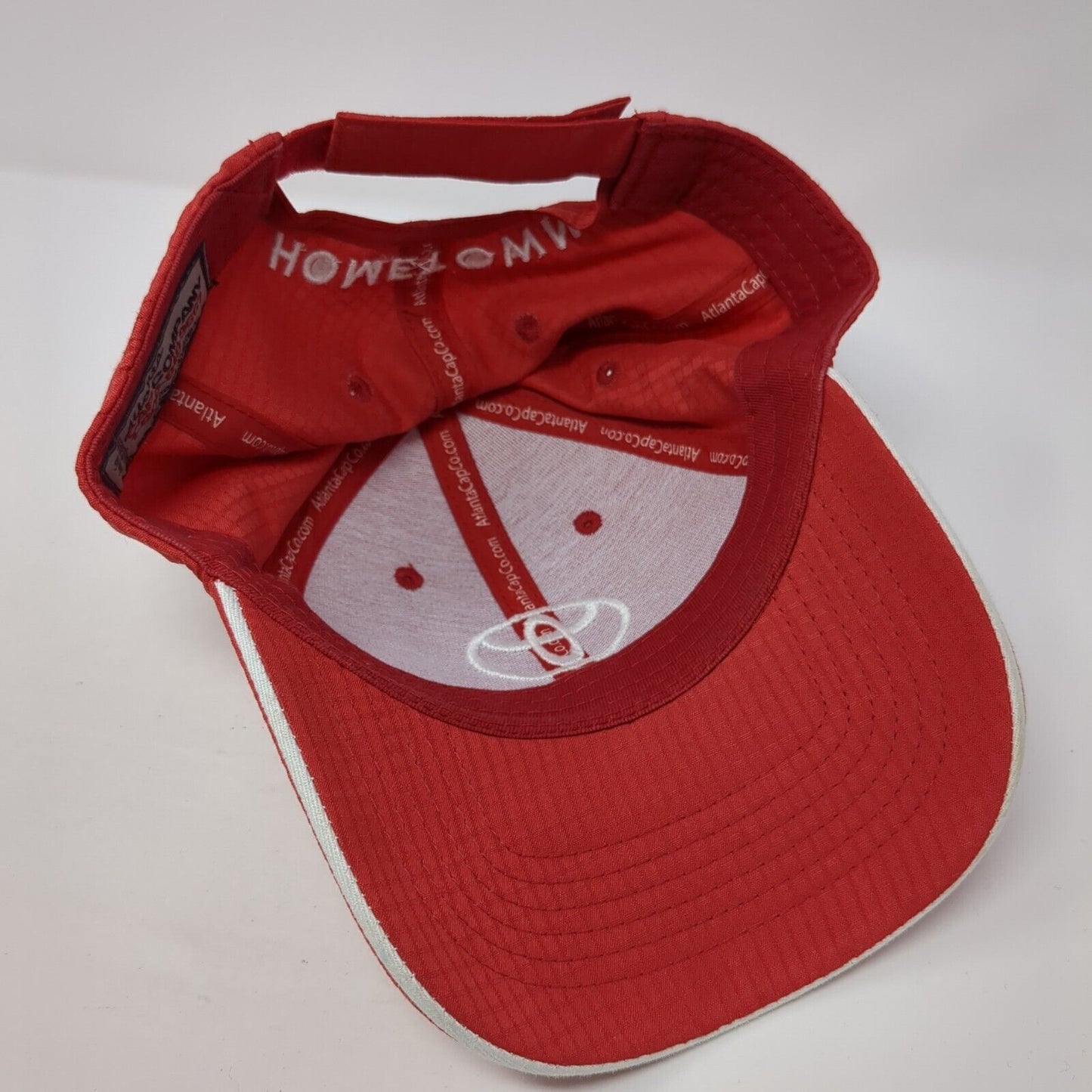 Toyota Hometown Strapback Hat Red One Size Adjustable Embroidered Atlanta Cap