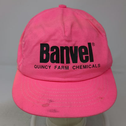 Snapback Hat 5 Panel Pink One Size Banvel Quincy Farm Chemicals Herbicide Agri