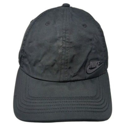 Nike Baseball Cap Black One Size Heritage86 Raised Logo Recycled Polyester Hat