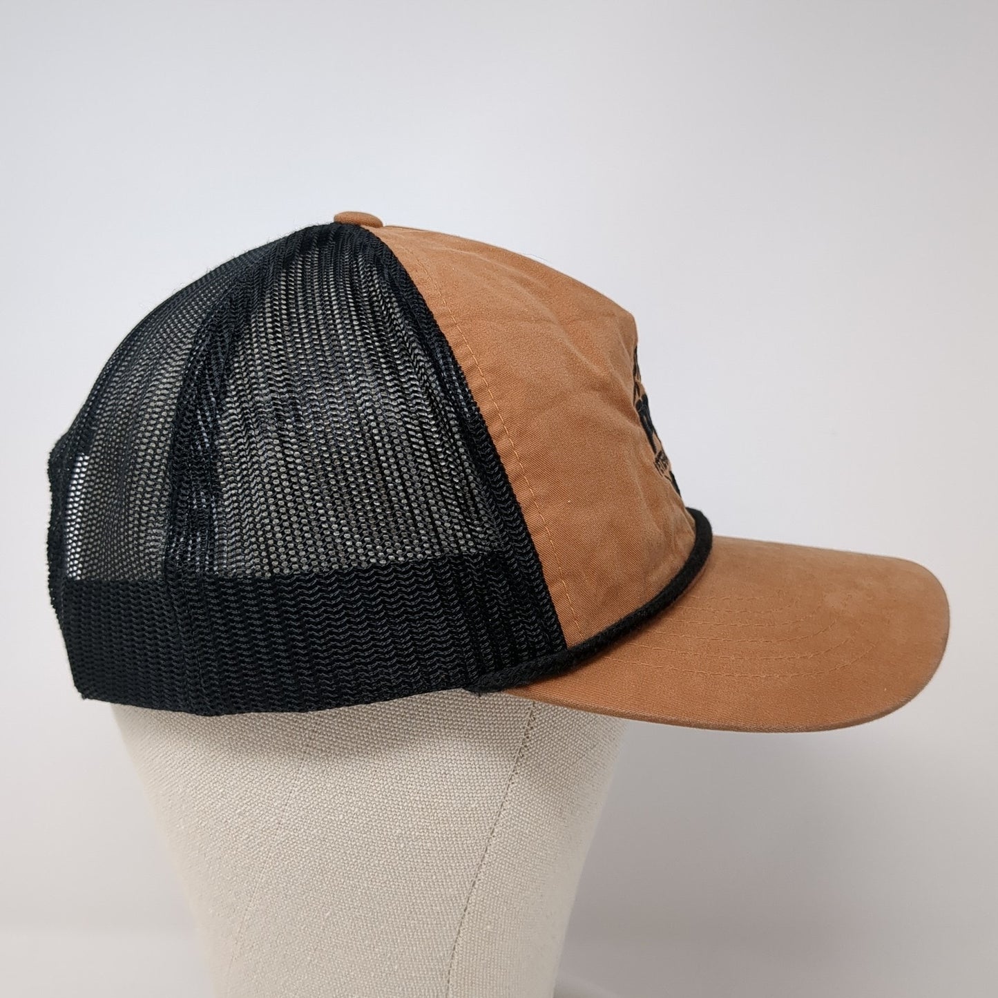 PTSD Veteran Athletes Snapback Rope Trucker Hat Brown One Size Mesh Back