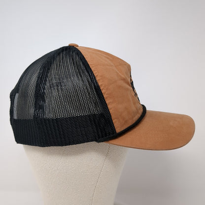 PTSD Veteran Athletes Snapback Rope Trucker Hat Brown One Size Mesh Back