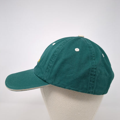 The Garage Be Lucky Slideback Hat Green One Size Embroidered Fahrenheit