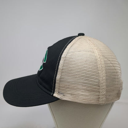 Hit Wear Trucker Hat Black Beige One Size Montana Seed Potatoes 100 Years Patch