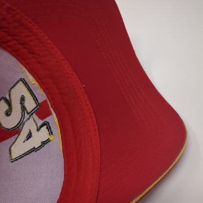 24 Jeff Gordon Strapback Hat Red One Size Adjustable Embroidered Chase