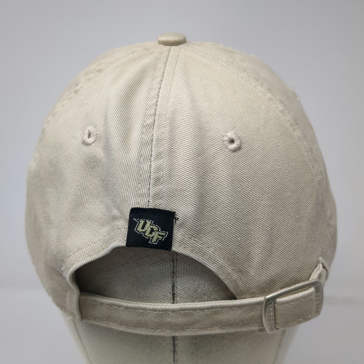 UCF Knights NCAA Adidas Cap Beige One Size Slideback Embroidered Patch Logo Hat