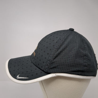 Woodlands Strapback Hat Black One Size Polka Dot Embroidered Nike Golf