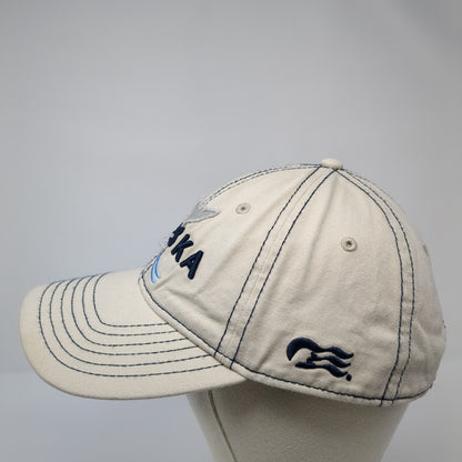 Alaska Strapback Hat Tan One Size Adjustable Embroidered Princess Cruises