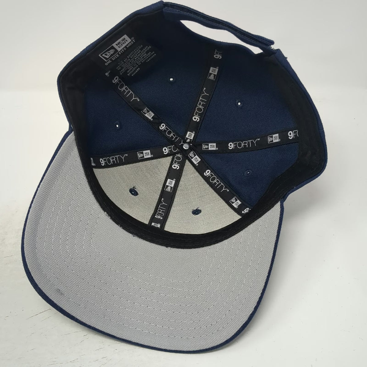 New Era Utah Royals FC Baseball Cap Blue One Size Strapback Soccer Hat 9FORTY