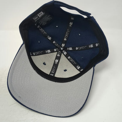 New Era Utah Royals FC Baseball Cap Blue One Size Strapback Soccer Hat 9FORTY
