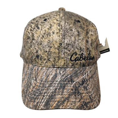 Cabela's Snapback Hat Camouflage OS Adjustable Embroidered W/Tags Mossy Oak
