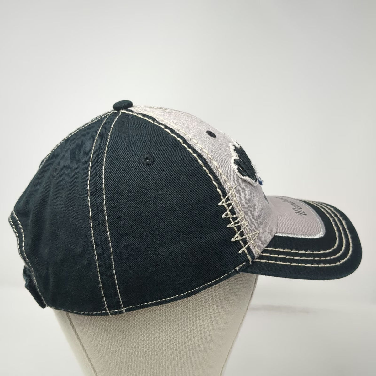 Hat Graphix 360 Baseball Cap Black Gray One Size Wendover Utah Nevada Stitching