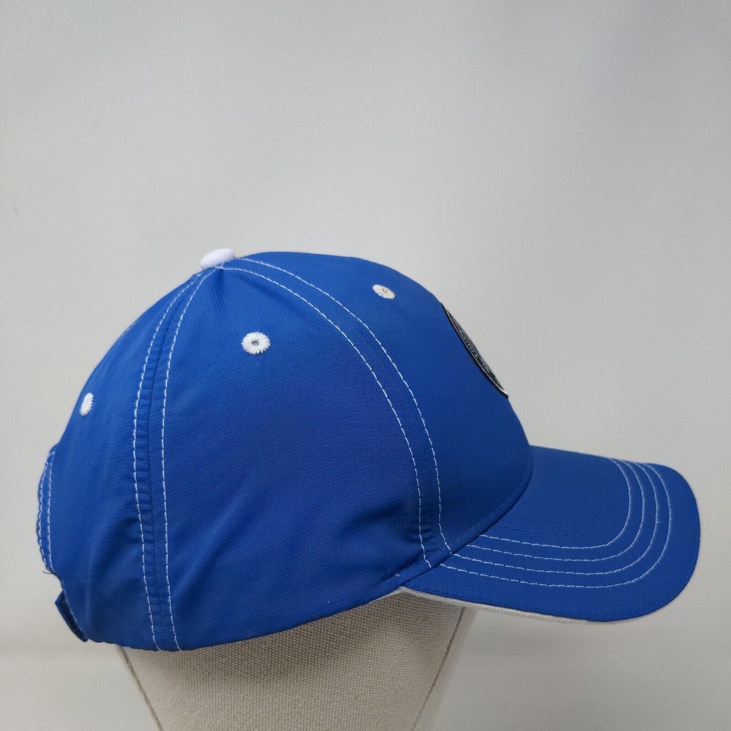 US Kids Golf Tournament Players Association Caddie Strapback Hat Blue One Size