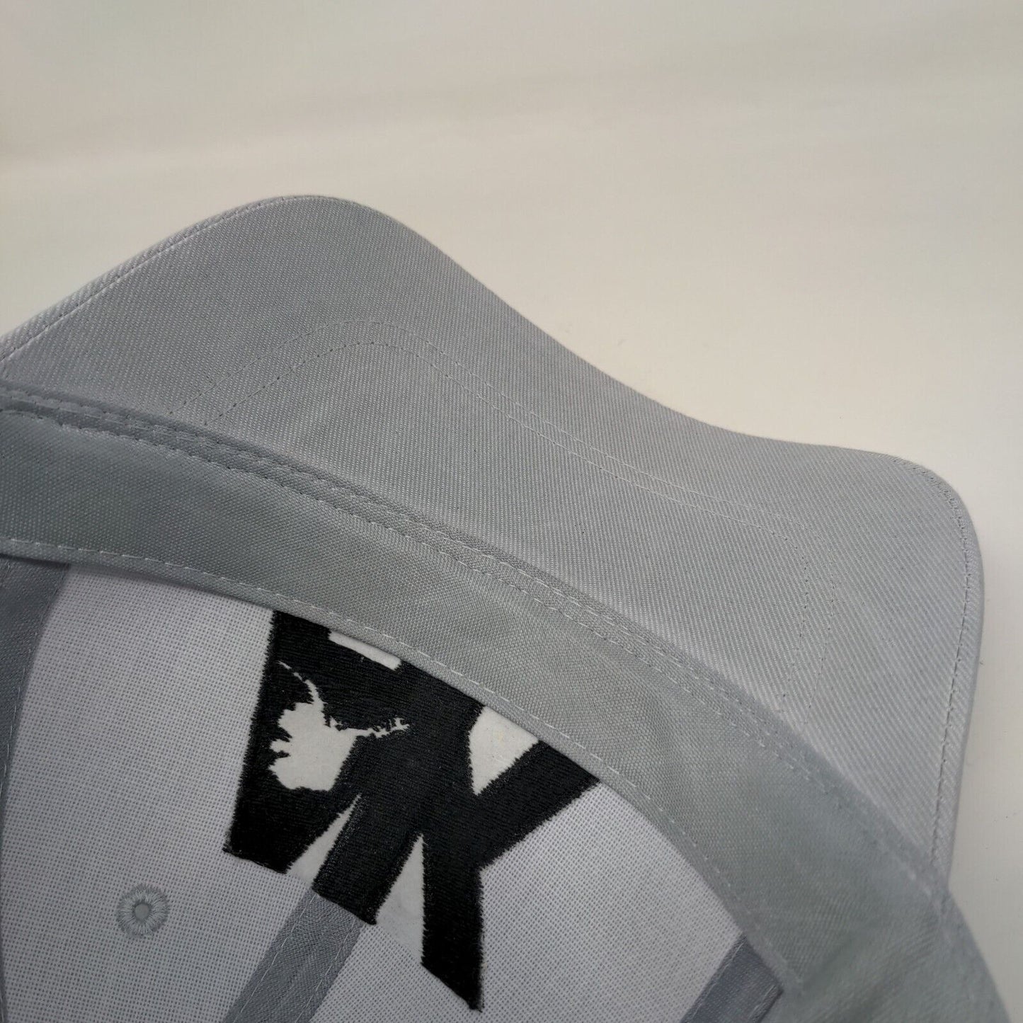 AK Last Frontier Strapback Hat Gray One Size Embroidered 6 Panel