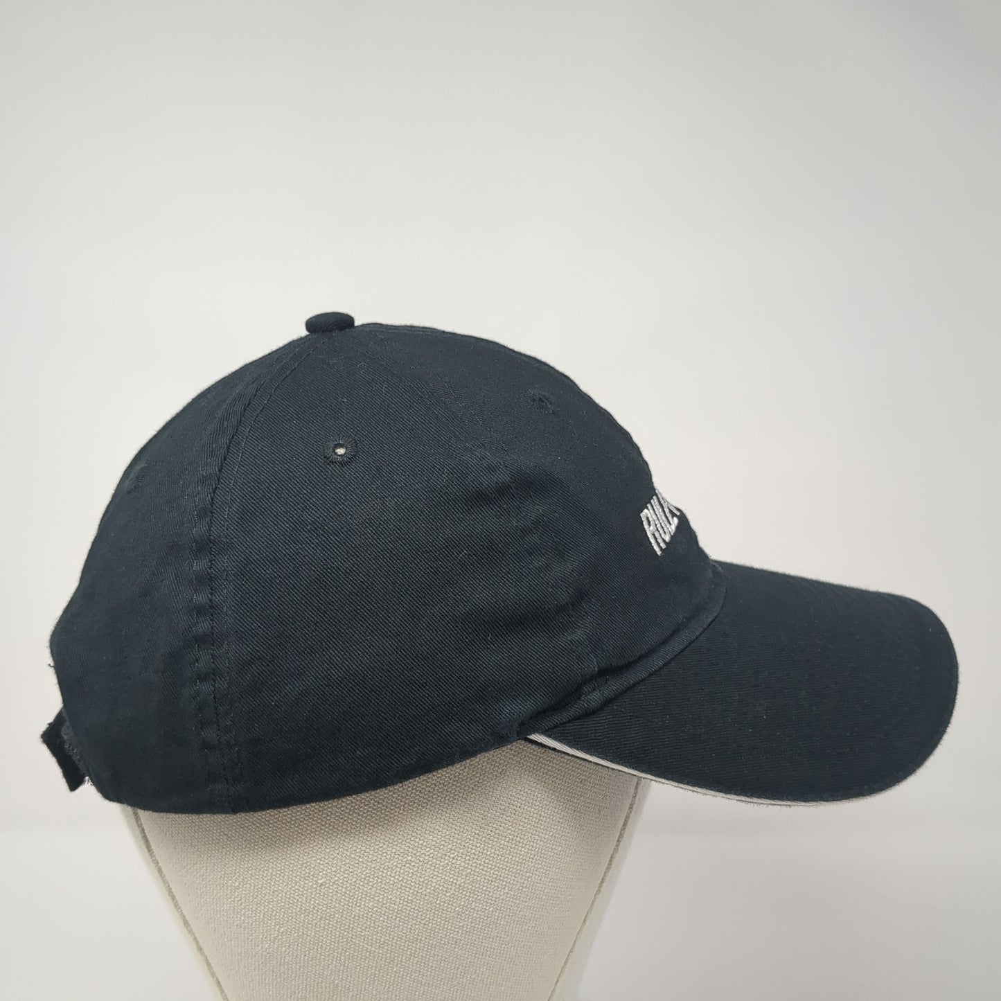 Rule The Day Strapback Hat Black One Size Adjustable Port & Company