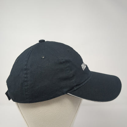 Rule The Day Strapback Hat Black One Size Adjustable Port & Company
