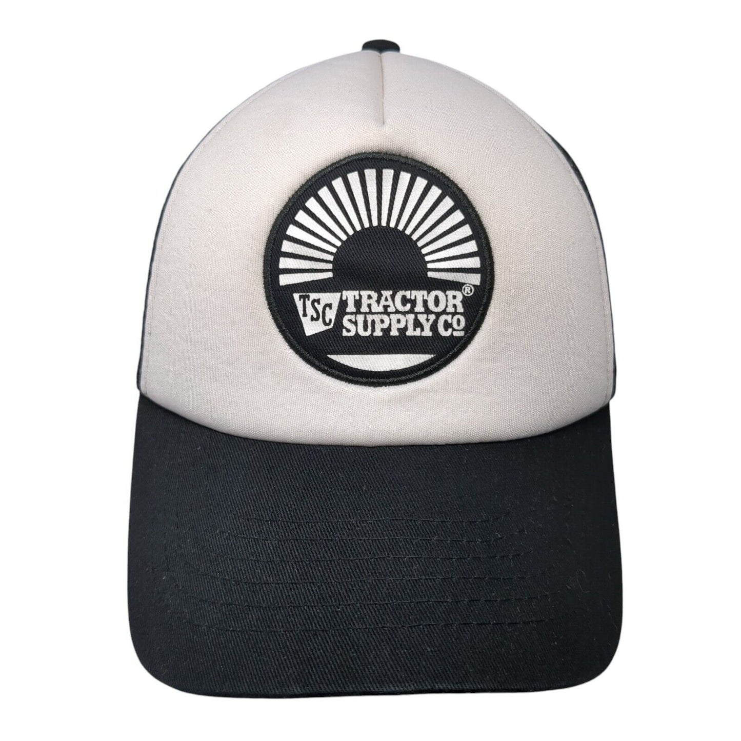 TSC Tractor Supply Co Snapback Trucker Hat Black One Size Mesh Back