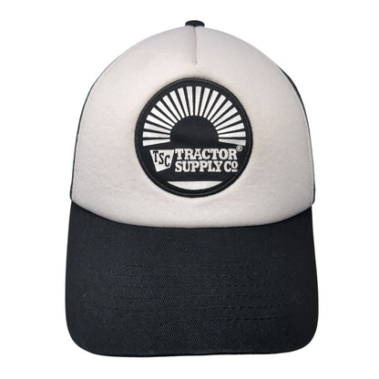 TSC Tractor Supply Co Snapback Trucker Hat Black One Size Mesh Back
